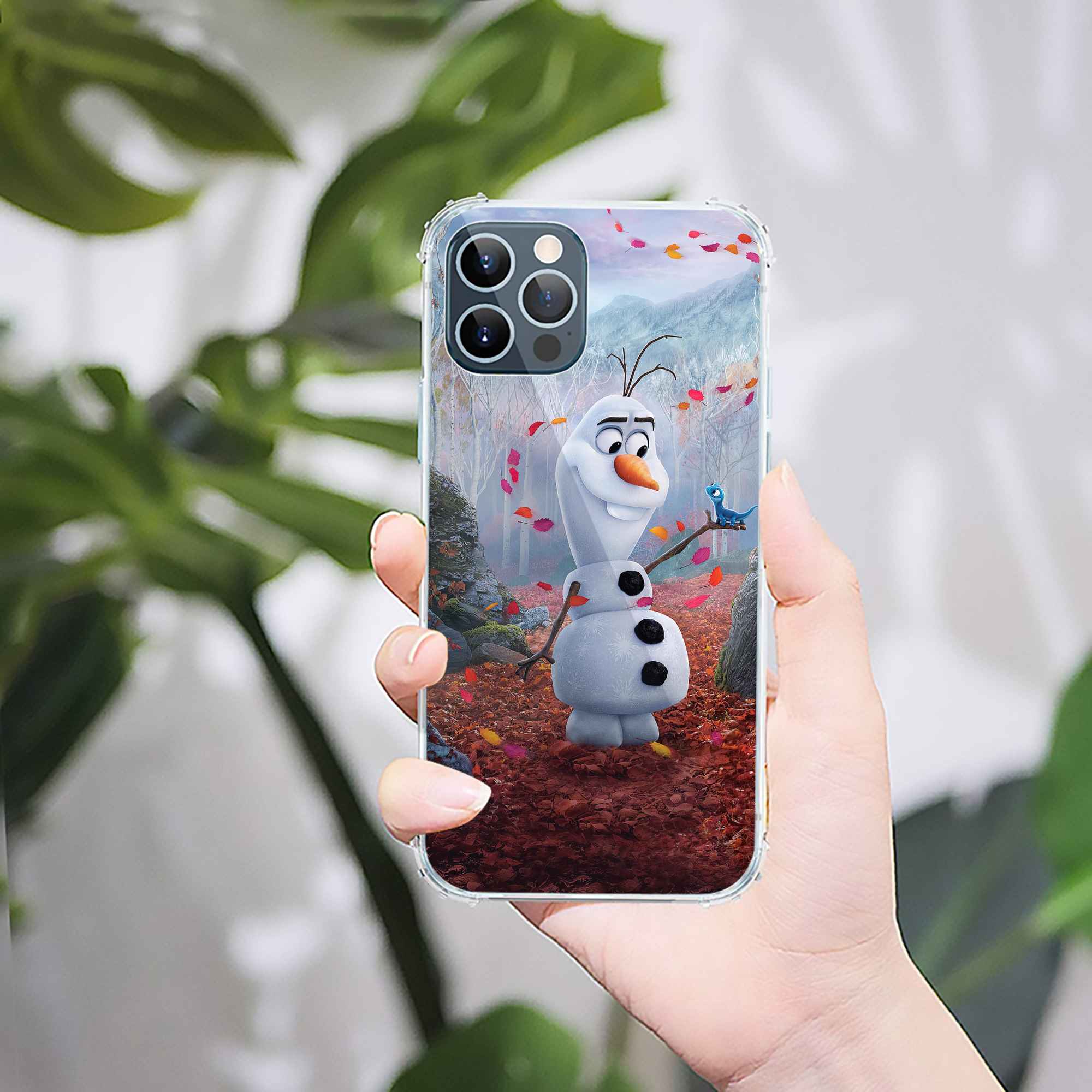 （画像用） アナと雪の女王 アンナ エルサ Frozen Anna Elsa 【iPhone 12シリーズ対応】透明スマホケース（クリアソフトケース）